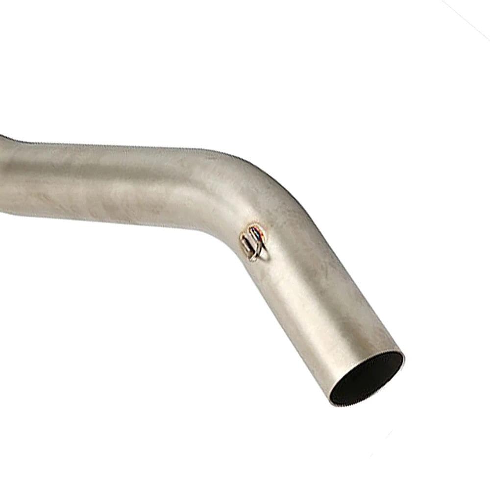 Silenciadore Escape para Moto para Kawasaki para Ninja ZX6R 2009-2019 Tubo De Conexión De Escape De Motocicleta Conector De Enlace Medio Silenciador Escape