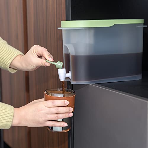 Image of 1 Gallon Cold Brew Coffee Maker with Stainless Steel Mesh Filter and Spigot