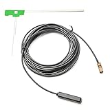 INEX AVIC-MRZ07 楽ナビ パイオニア カーナビ L型 フィルムアンテナ 左 1枚＋アンテナケーブル コード 1本 セット