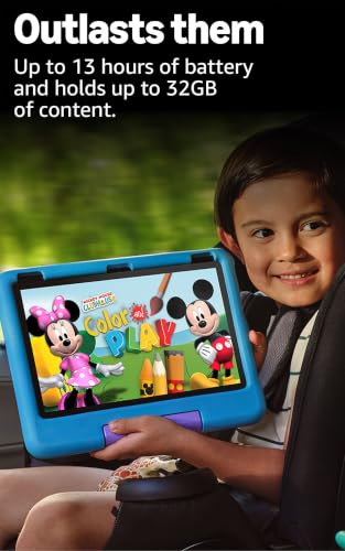 Amazon Fire HD 10 Kids tablet (newest model) ages 3-7 | Bright 10.1" HD screen with included ad-free and exclusive content, robust parental controls, 13-hr battery, 32 GB, Disney Mickey Mouse - image 6