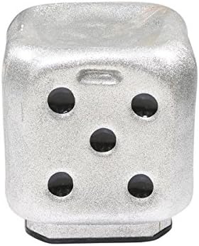 Microfiber Unbreakable Durable Sitting Stool for Living Room, Home and Office (White and Transparent)