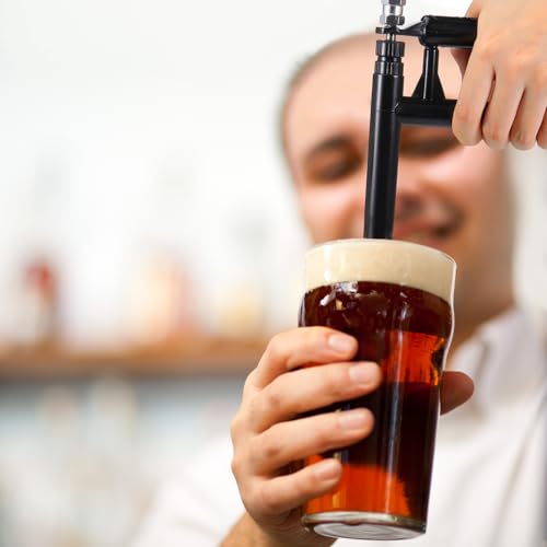 Saillong Beer Bottle Filler Accessory Kit Beverage Gun Dispenser Trigger Pump System, Beverage Gun Bottle Filler from Keg, 6.6ft Tube, Adapter and Ball Lock Keg Connectors