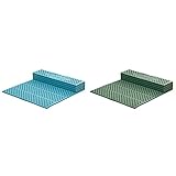 最安!BUNDOK(バンドック) フォールディング マット 60×180cm ブルー BD-513B 10mm厚 & フォールディング マット 60×180cm グリーン BD-513G 10mm厚