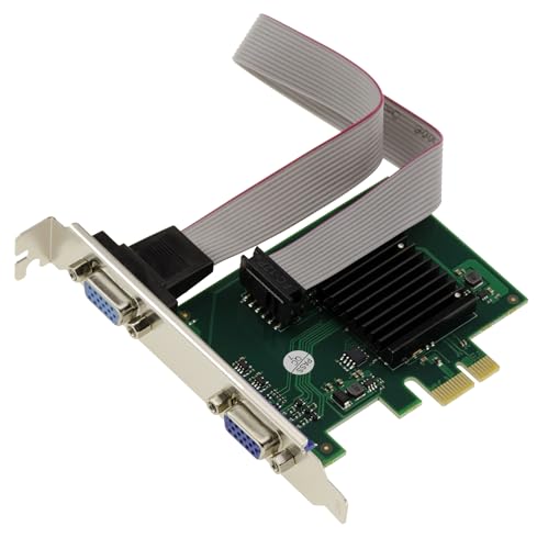KALEA-INFORMATIQUE Carte Graphique 2 Ports VGA 1080p sur Port PCIe x1 avec chipset Silicon Motion...