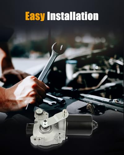 Image of ROADFAR Front Windshield Wiper Motor for Chevrolet for Avalanche 1500 2004 | For Cadillac For Escalade ESV 2004|For GMC For Sierra 3500 2004|For Yukon 2004|For Yukon XL 2500 2004|OE 88958371|6 Pins