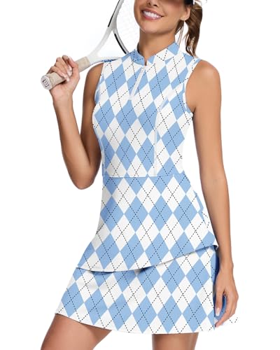 WOWENY Tennis Dress for Women Golf Dresses with Built in
