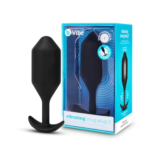 Image of b-Vibe Vibrating Snug Plug 1 - Butt, Sex Toys (Black / 6.5 inch - XX-Large)