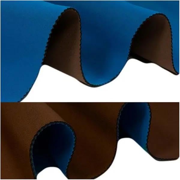 Kacperek - Neopren Stoff - Wärmeisolierender, Dicker Stoff - für Taucher, DIY-Projekte, Nähen - 135cm breit -0,5 Lfm - 3mm dick - 878g/mb, 651g/m2 - Hellgrün/Graphit