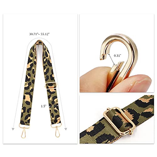 Image of TANOSII Wide Purse Strap Adjustable Replacement Shoulder Crossbody Strap Handbag Strap