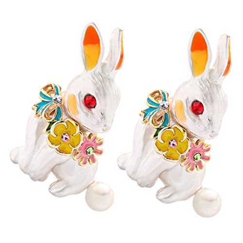 Bijoux oreilles de lapin au design soigné et finition de mode durable - 4