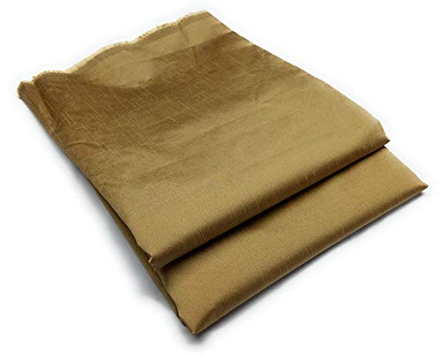 Image of SAIFOO Women /Girls Unisex Ethnic Unstitched Raw Dupion-Silk Solid Quality Plain Fabric /Cloth /Dress Material for Kurta, Pyjama, Suit, Pallazo, Blouse, etc
