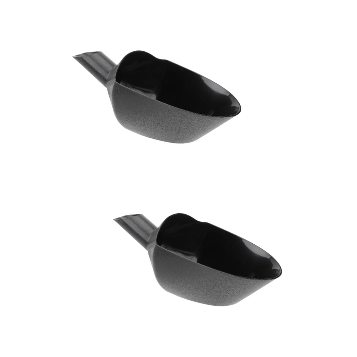 Pala Multifuncional Para Alimentos (2 Unidades) Para Granos De Café Uso Doméstico Y En Cafeterías De Plástico Color Gris Oscuro Diseño Ergonómico.