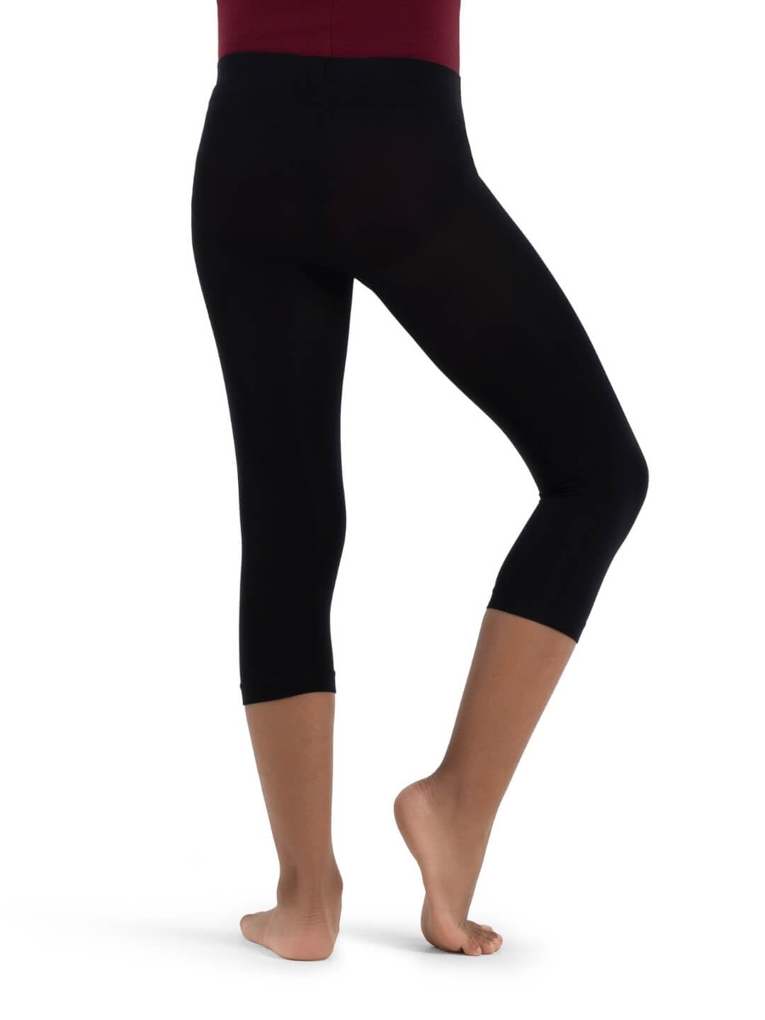 Capezio Big Girls' Ultra Soft Hip Rider Capri Tight Socks