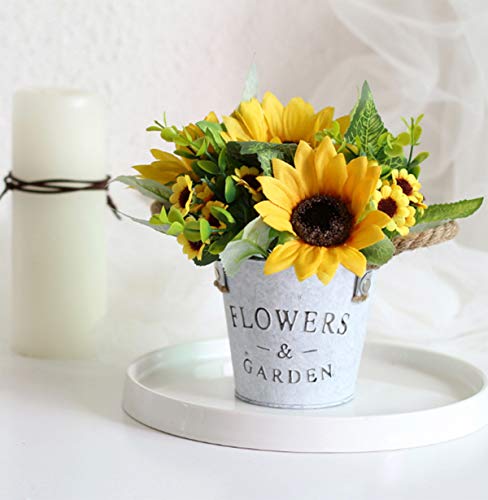 NW 1776 Sunflower, Sun Flower Artificial Potted Plant, Artificial Flower, Artificial Flower Decoration, Interior Decoration (b)