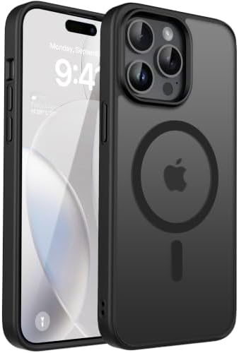 Magnetic Case for iPhone 14 Pro 6.1 inch, Matte Black