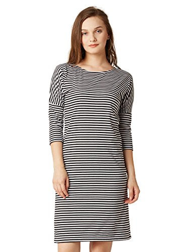 Image of Miss Chase Women's Striped Cotton Shift Dress