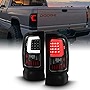 ACANII - For Black 1994-2001 Dodge Ram 1500 2500 3500 LED Tube Tail Lights Lamps Left+Right