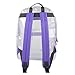 Clear Backpack Heavy Duty Transparent Bookbag for Kids, Boys, Girls, School, Travel, Stadium Approved (Purple)