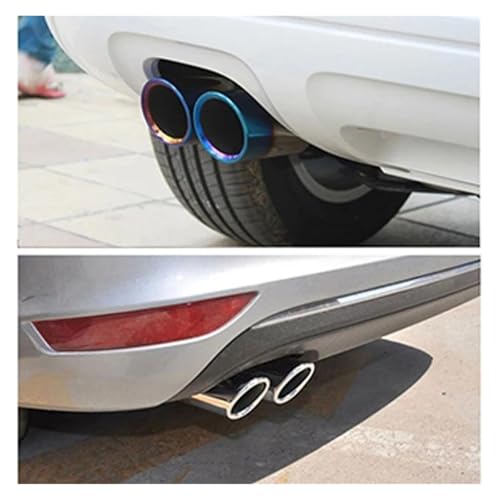 Embout pot d'échappement en acier inoxydable noir de style supérieur pour A3 A1 - 5