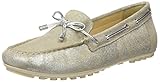 geox silber  Geox Damen D LEELYAN A Mokassin, Silber (Silver), 39 EU