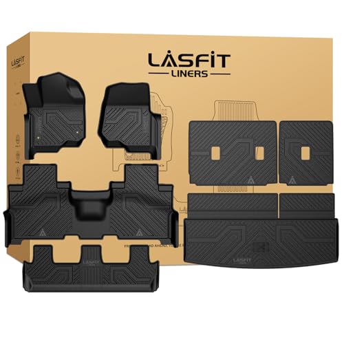 Image of LASFIT Floor Mats for Ford Expedition Standard 8 Seats 2021-2024