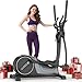 Neezee Elliptical Cross Trainer, Ultra Quiet Cross Trainer for Home Use with 16 Levels Resistance, 8KG Flywheel, 16.5IN Stride, Max Weight 150KG, LCD-Display, Pulse Sensors, Device Holder