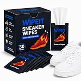 Shoes & Sneaker Cleaning Wipes, 30 Individually Wrapped Shoe Cleaner Wipes