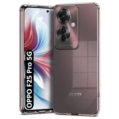 Image of Soft Rubber Back Cover Compatible Model for Oppo CPH2603 / F25 Pro 5G - Transparent