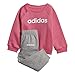 adidas I Lin Jogg FL Chándal, Unisex niños, Multicolor (seroso/Blanco), 98
