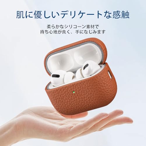 YEZHU AirPods Pro 3 用 ケース 本革レザーケース の商品画像 4