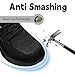 Imagen de Zapatillas de Trabajo Mujer Calzado de Seguridad Hombre Zapatos de Seguridad Deportivas Calzado de Protección Comodo Transpirable Aire Libre Unisex Negro Gris 41