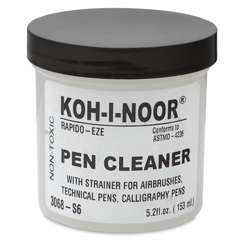 Koh-I-Noor Rapido-Eze Cleaning Solution, 5.2 oz. Container, 1 Each (3068S6)