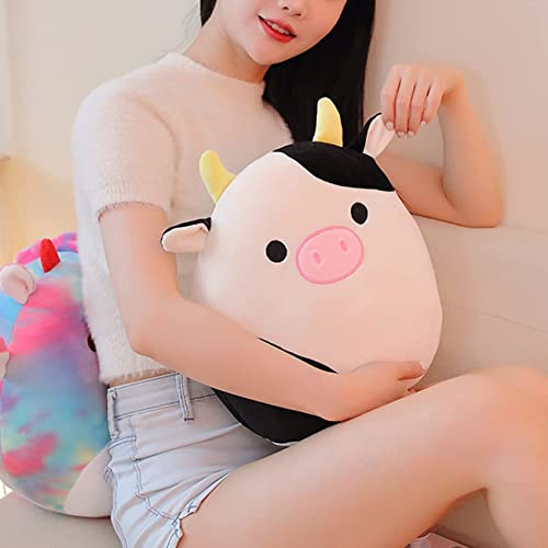 Deou Cow Plush Pillow, Cute Cow Plushie Stuffed Animals Toy For Kids, Valentine's Day, Christmas, 13.8 Inch #TOP2