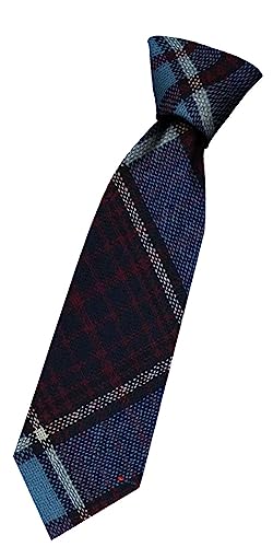Cravate en laine Écosse garçon pour mariages et fêtes en tartan