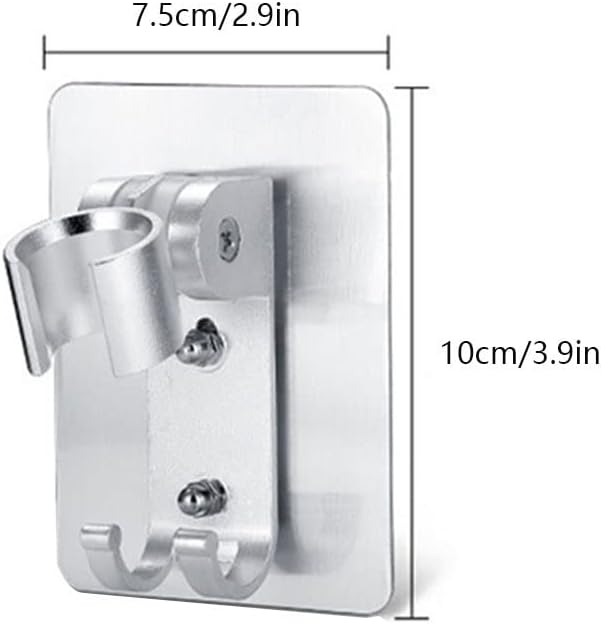 Wall Gel Mounted Shower Stand Bracket Holder Hand Held Bathroom Fitting Portable Accessories