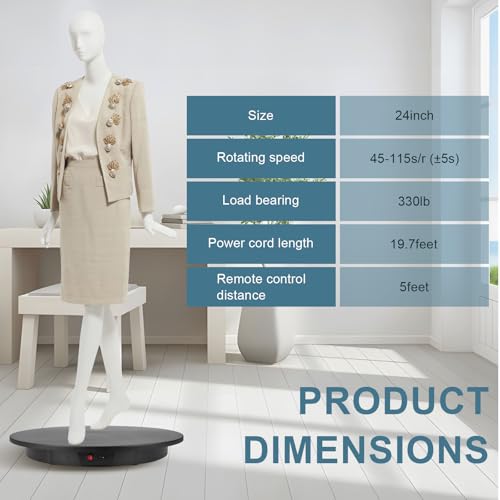 Support rotatif à 360 degrés charge 150 kg pour stabiliser les objets lourds - 8