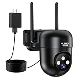 MUBVIEW 5G/2.4G WiFi Camera Surveillance Exterieur, Wired Outdoor Security Camera,360° Home Security Camera with AI Detection, IP66 Surveillance Cameras Outdoor,2K Night Vision, Black