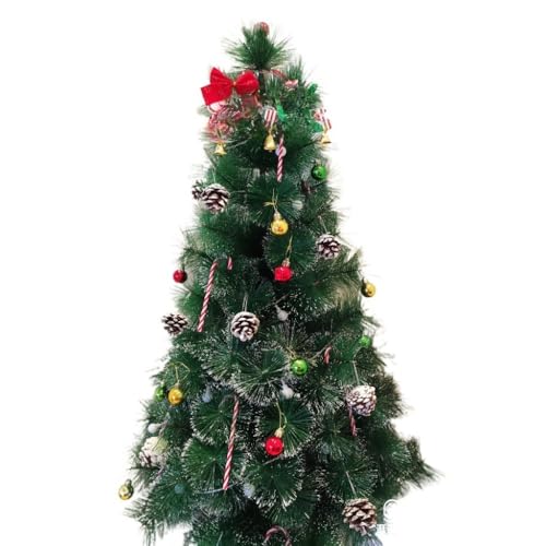 áRvore de Natal com Led áRvore de Natal Compacta E Luxuosa em Pinheiro Verde com Charme Festivo - 60 Cm/90 cm(90CM)