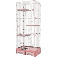 猫ゲージ　トイレ収納付き BTM 【トイレ付き】猫 ケージ キャットケージ 猫 専用スコップ