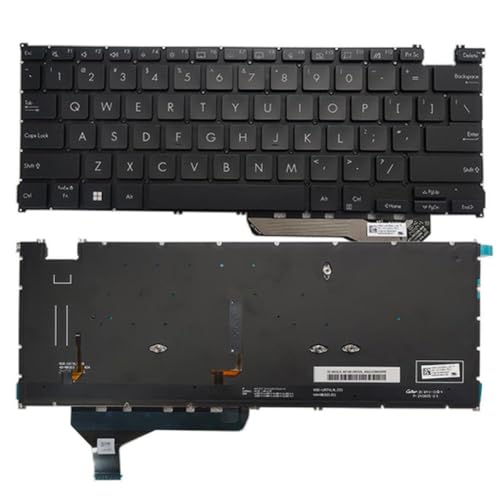 bvgbvfƌ݊ Zenbook 14 OLED UX3402 UX3402V UX3402VA UX3402ZA ečVAL[{[hiԍ(US Backlit)