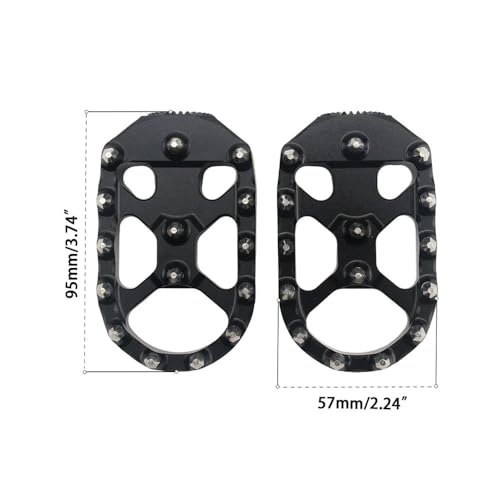 Repose-pieds réglables R1300GS avec support d'angle ajustable