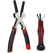 VASTOOLS Welding Pliers,8 Inch,Chipping Hammer,Fine & Coarse Files,Hardened Wire Cutter,Tip Jaw, Pipe Jaws,Mig Nozzle Cleaner,Durable Forged Steel