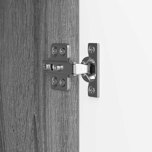 Aparador Sonoma gris con puerta colgante de 90° y diseño nórdico minimalista 8
