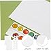 DIYEAH 50sheets Thick Watercolor for Students for Painting Drawing and Illustrations Convenient and Art Supplies for All Skill Levels