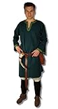  Leonardo Carbone Mittelalter Tunika - Herren Inko XXXL/grün