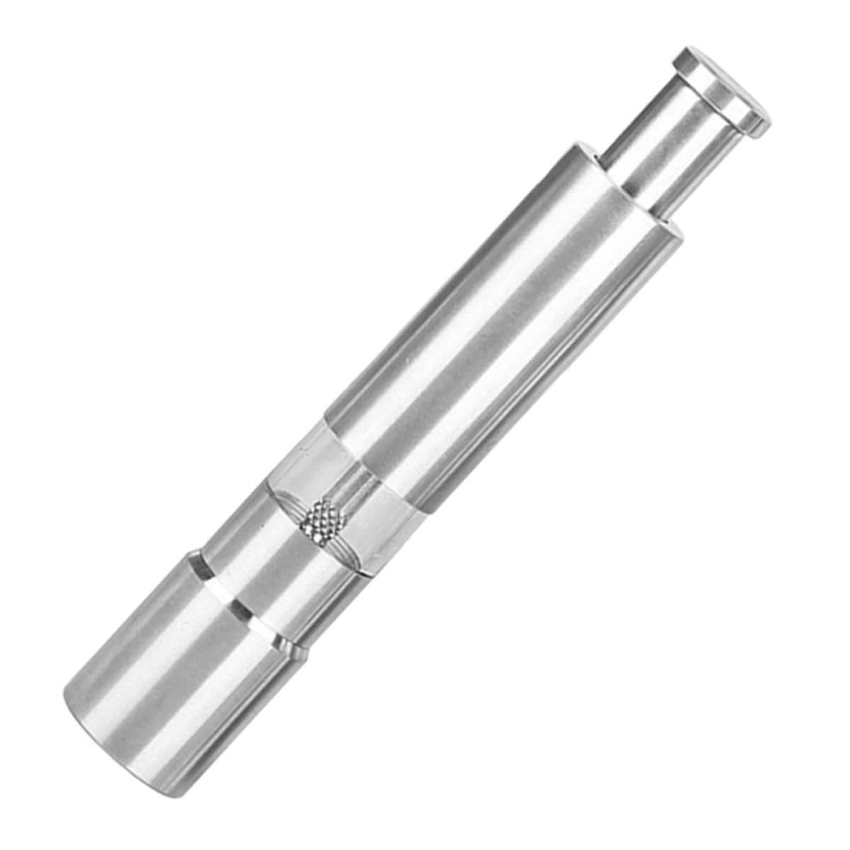 Cabilock 5 Pezzi Macina Pepe Manuale in Acciaio Inox, Pressa a Mano | Ricaricabile per Pepe e Spezie, Uso Casa e Hotel, Finitura Argento, Macinatura Versatile