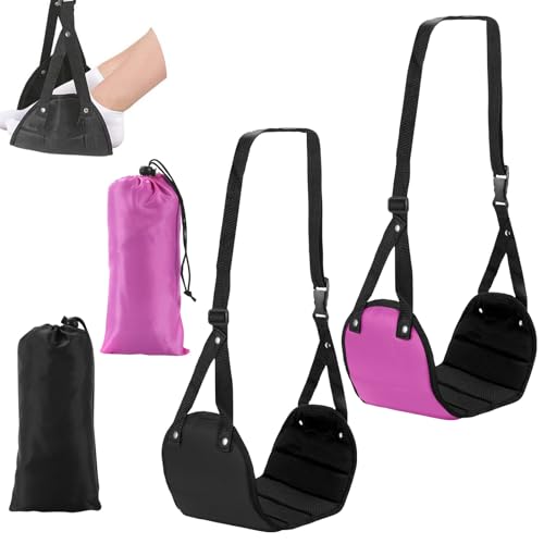 HENGBIRD 2 unidades de reposapiés para avión plegable, ideal para oficina y dormitorio