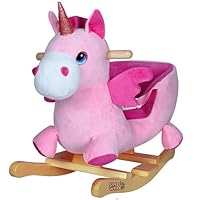 Spielwerk® Unicorn Rocking Chair for Baby Girl & Boy | With Musical Sounds, Sensory Toys for Toddler Balance Training, Baby Toys for Development, Perfect Toddler Toys for Nursery and Playroom