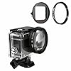 ND Waterdichte behuizing 58 mm 10 x close-up macro lens filter voor Gopro Hero 5