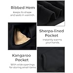 Boladeci Men's Sherpa Lined Hoodie Sweatshirts Heavy Fleece Cotton for Winter Cold Weather - Image 5